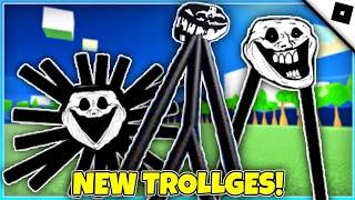 How to get TROLLGE PART 8, PART 9, AND PART 10 BADGES + MORPHS in TREVOR CREATURES KILLER 2 - ROBLOX