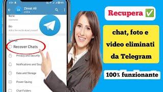 Come recuperare chat, messaggi, immagini e video eliminati da Telegram 2024