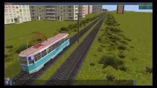 Несколько кадров моего маршрута в Trainz 2012