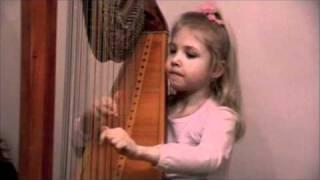 G. Haendel - Harp Concerto 1st. p. Alisa Sadikova - 7 years old harpist