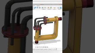 #fusion360 Universal Joint mechanism tutorial #fusion360tutorial