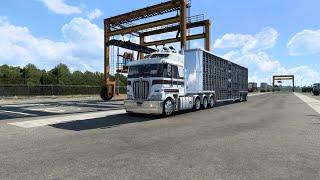 Kenworth K200 Capover | Cummins M11 by JC | Colorado to Wyoming Drive | ATS 1.42 Mods DE-Truckers