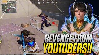 Revenge from YouTubers fastest clutches PUBG mobile #bgmi #pubg