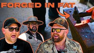 Fat Electrician and HLC try BLACKSMITHING for the First Time! | PepperboxTV Exclusive Clips