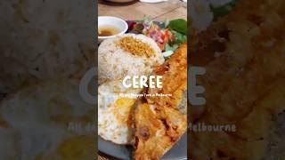 Went to Ceree for dinner and boy it did not disappoint  #melbourneeats #pinoyfood #vlog