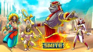 ЕГИПЕТСКАЯ СИЛА! ИГРАЕМ ВСЕ ВМЕСТЕ ЗА ОДИН ПАНТЕОН БОГОВ :D SMITE В 2023 году #smite