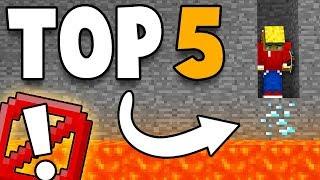 Top 5 Most FOOLISH Mistakes In Minecraft