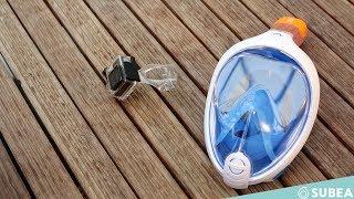 Máscara Snorkel Easybreath + Adaptador de cámara acuática | Decathlon España