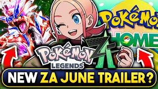 POKEMON NEWS! NEW LEGENDS ZA TRAILER IN JUNE RUMOR! NEW HOME UPDATE, EVENTS & SWITCH 2 DETAILS!