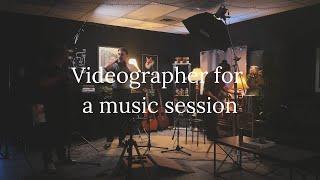 My first music video contract in my studio