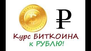 Курс биткоина к рублю