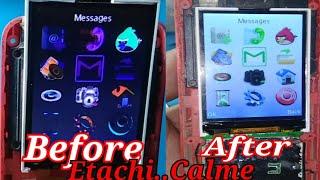 all china mobile lcd matching colour  calme music 400 solution