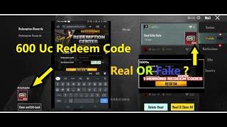 TODAY NEW REDEEM CODE PUBG MOBILE| Get 600 UC | PUBG Mobile REDEEM CODE TODAY|#pubgm