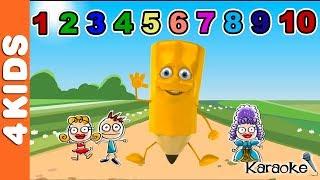 Numbers Song 1 to 10 LEARNING NUMBERS | Karaoke | JUNIORS TOONS