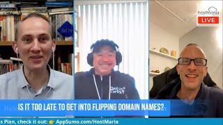 Live Q&A with Domain Pros Sam and Stefanus - Is it too late to get into flipping domain names?