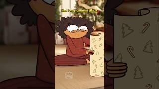 Contrast is vv real#youtubeshorts #christmas #santa #gift #siblings #giftwrapping #stephyanntomy
