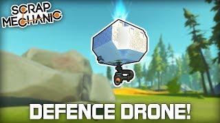 AI Following Defence Drone! (Scrap Mechanic #313)