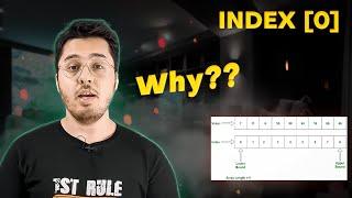 Index starts with 0 & not 1 - But why?