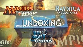 Magic The Gathering: Ravnica Allegiance Deck Builder's Toolkit Unboxing