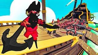 TABS PIRATE FACTION UPDATE! Blackbeard vs Pirate Fleet in Totally Accurate Battle Simulator