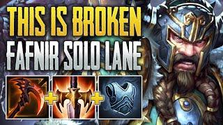 THIS IS MY BEST CHEESE YET! Fafnir Solo Gameplay (SMITE Conquest)