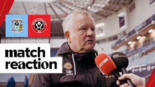 Chris Wilder | Coventry City 2-2 Sheffield United | Post Match Interview