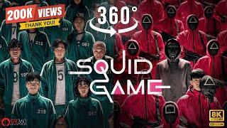 SQUID GAME - GLASS BRIDGE || 360° VR ||8K