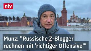 "Russische Z-Blogger rechnen mit 'richtiger Offensive'" - Munz zu Kursk-Vorstoß der Ukraine  | ntv