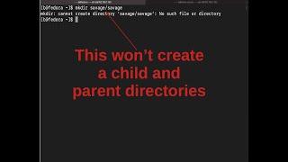 How to Create a Directory with it's Parent  Directory in Linux with ONE COMMAND!!!