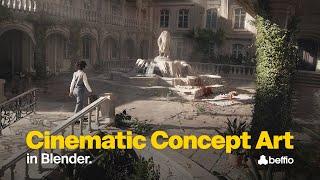 Cinematic Concept Art in Blender – Full Course Trailer