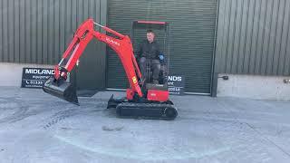 Kubota KX36-3 2007 1.5 ton Mini Digger Midlands Equipment Demo Video