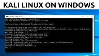 How To Install Kali Linux On Windows 10 - Windows Subsystem For Linux