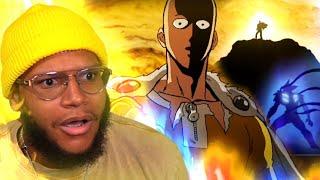 CAN HE BEAT GOKU THOUGH?? | SAITAMA VS COSMIC GAROU Full fight Reaction!