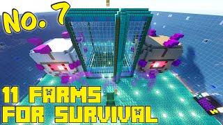 11 Minecraft Farms YOU Can Use On A Server Or Your Survival World (Avomancia 7)