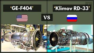 Comparative Analysis: US's General Electric F404 vs Russia's Klimov RD-33 Jet Engine