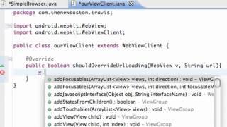 Android Application Development Tutorial   91   Set WebView Client for a Brower app