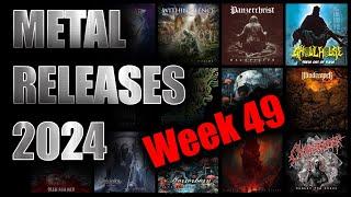 New Metal Albums 2024 Week 49 (December 1st - 8th) #newmetal #newmetalalbums