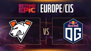 Virtus.Pro vs OG Game 3 - Beyond Epic: EU/CIS - Losers' Round 1 w/ Gareth & lizZard