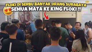 FLOKI IS STORMED BY HIS FANS IN SURABAYA ‼️