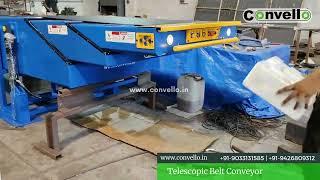 Revolutionize Your Logistics: 3-Stage Telescopic Belt Conveyor by Convello