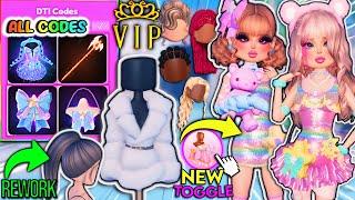 *NEW UPDATE* All 3 CODE ITEMS! ITEMS & Hairs! Toggles, Reworks & SECRETS | ROBLOX Dress To Impress