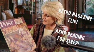 RETRO MAGAZINE FLIP - 1948 SATURDAY EVENING POST! #asmr  #softspoken