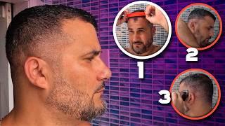 Como cortar cabelo sozinho em casa masculino - Corte de cabelo degradê com dicas de barbeiro