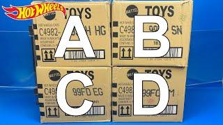 Unboxing 2021 Hot Wheels A,B,C & D Cases