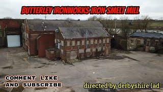 Ariel Footage Shows Abandoned butterley iron works Ripley