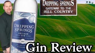 Dripping Springs Artisan Gin Review #ginjoe #gin