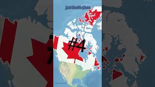 The True Size of Canada!  #history #geography #map #current #canada #mexico #usa #facts #funfacts