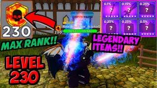 *MAX RANK* Level 230 in Rumble Quest!! (Roblox)