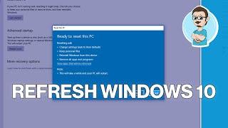 HOW TO RESET WINDOWS 10 GUIDE!