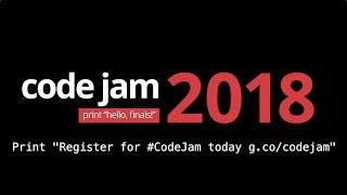 Code Jam 2018 Preview